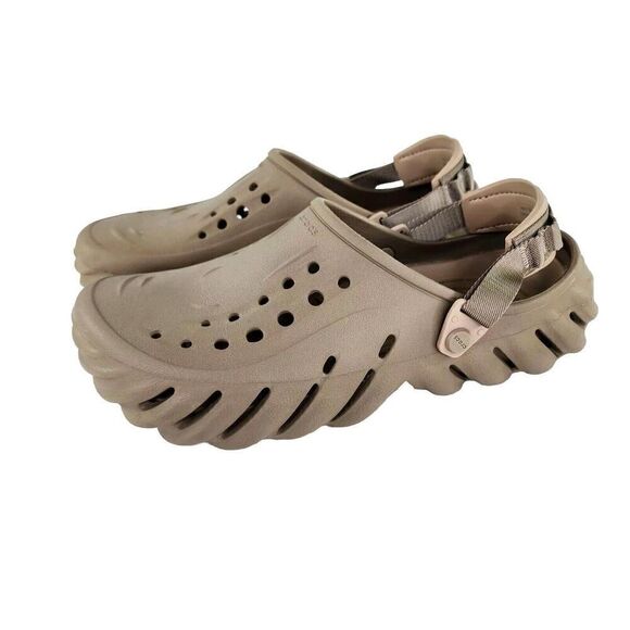 CROCS SALEHE BEMBURY POLLEX CLOG US 11 MEN'S TAN BROWN SLIP-ON SHOES - Picture 1 of 10